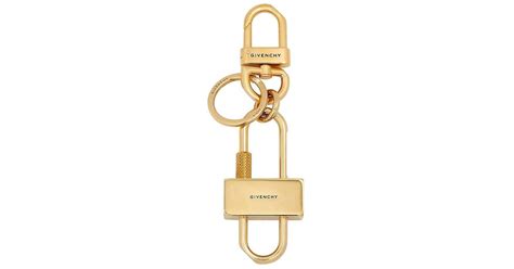 givenchy key coin|GIVENCHY padlock keyring in metal in .